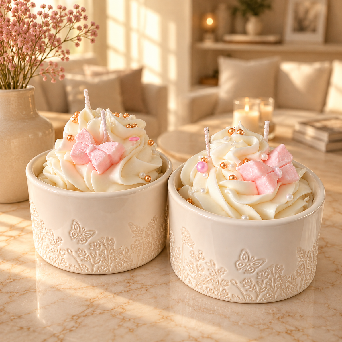 Marshmallow Fluff 100% Soy Dessert Candle