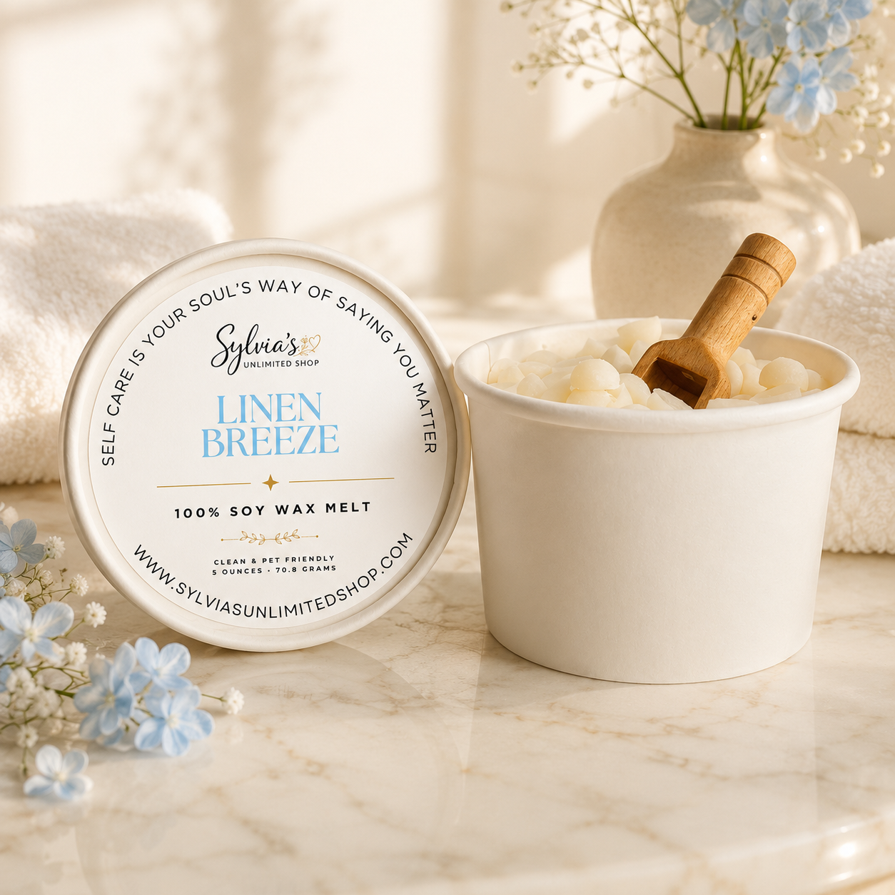 Linen Breeze Scoopable Wax Melts