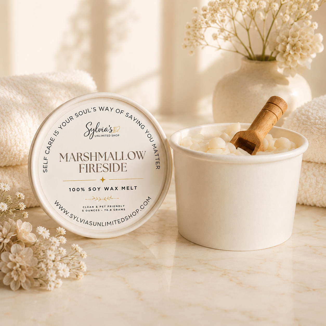 Marshmallow Fire Scoopable Wax Melts
