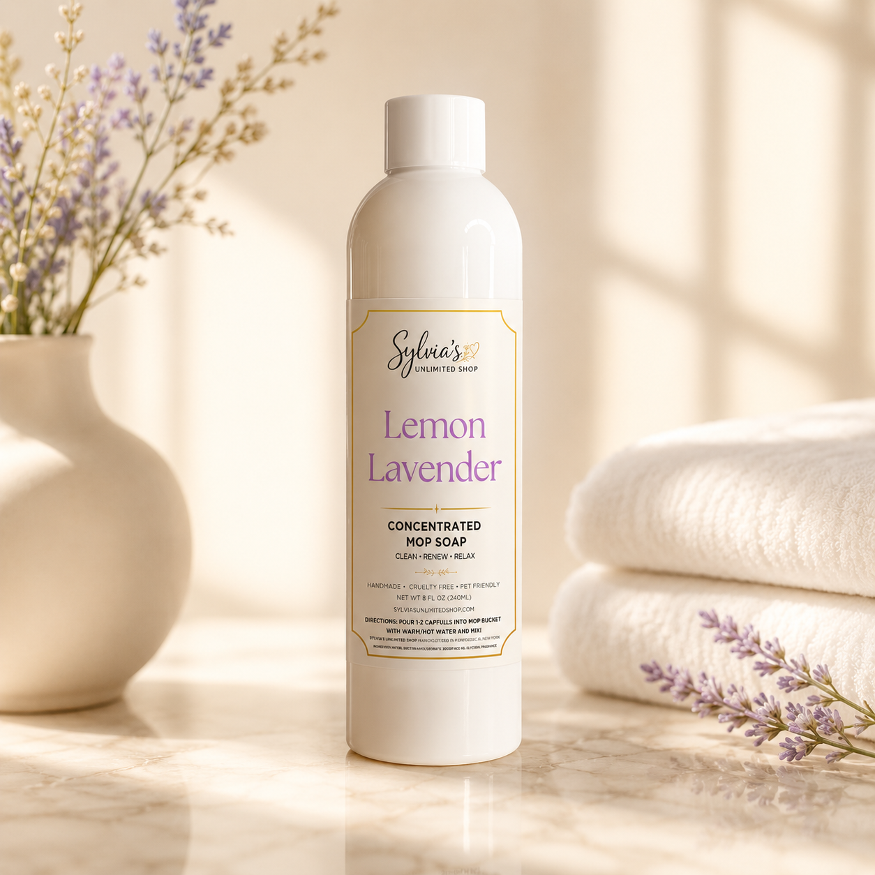 Lavender Lemon All Natural Mop Soap