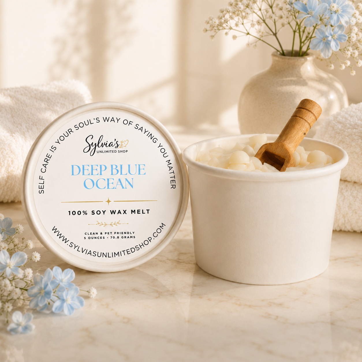 Deep Blue Ocean Scoopable Wax Melts