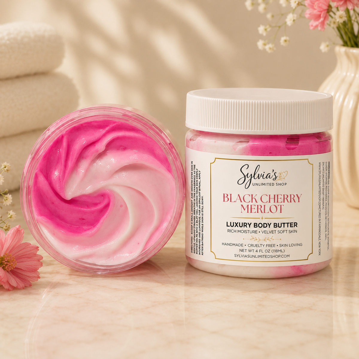 4oz. Black Cherry Merlot Body Butter