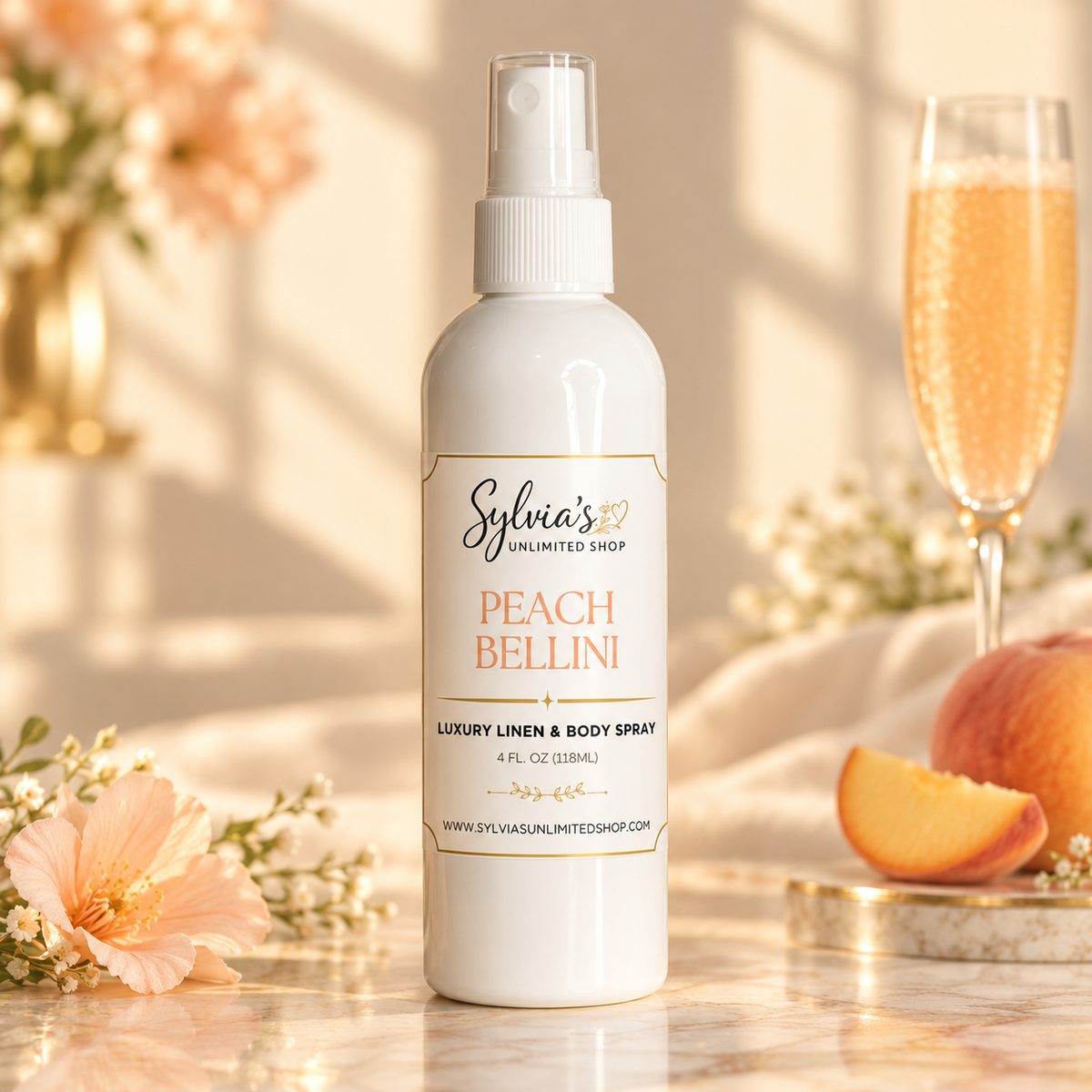 Peach Bellini Cocktails Room & Body Spray