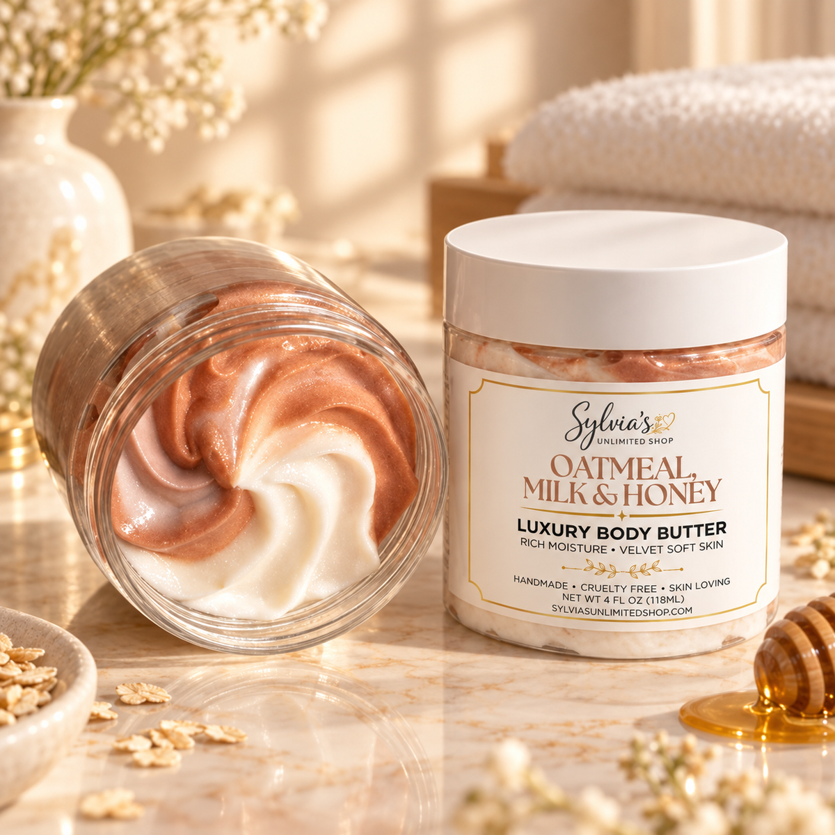 4oz. Oatmeal, Milk & Honey Body Butter