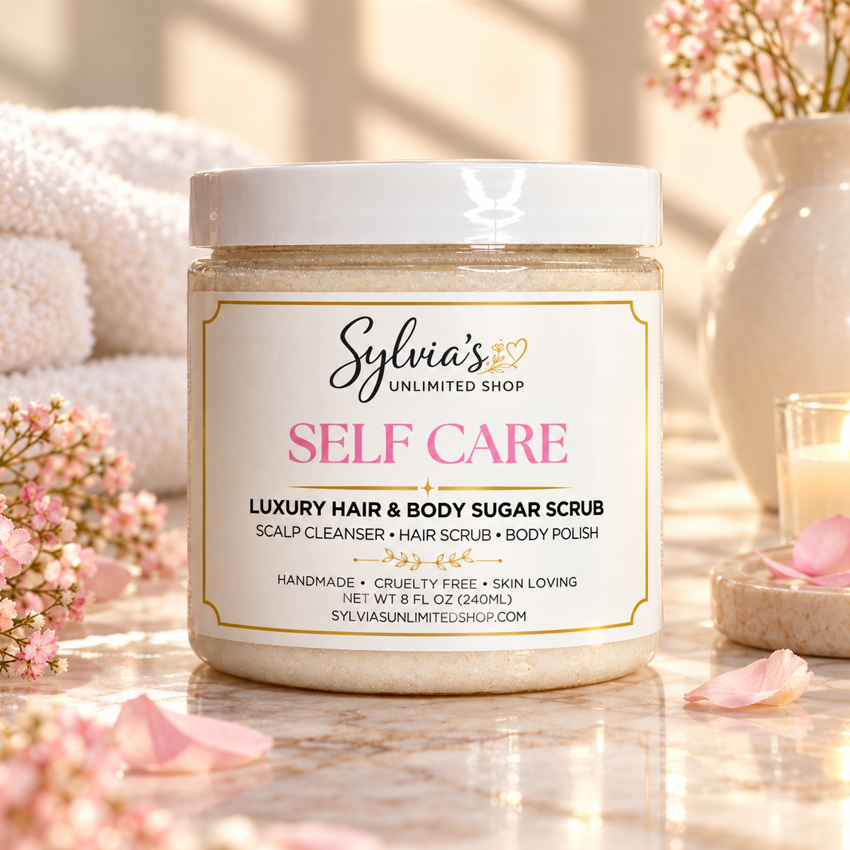 Self Care Hair & Body Sugar Scrub
