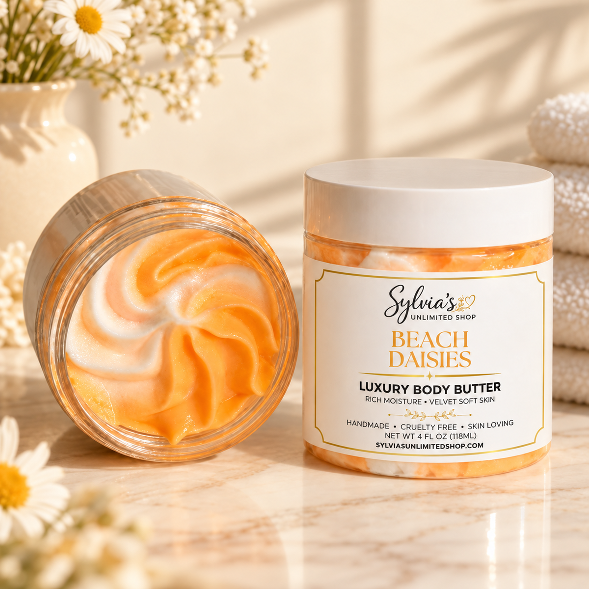4oz. Beach Daisies Body Butter