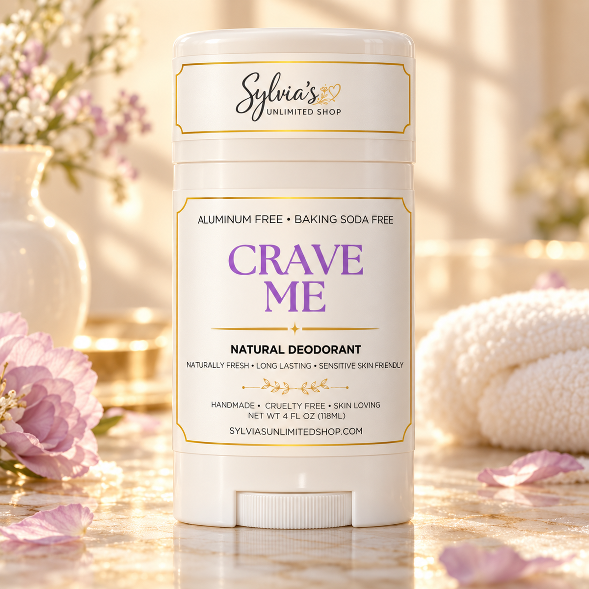 2.5oz. Crave Me Natural Deodorant
