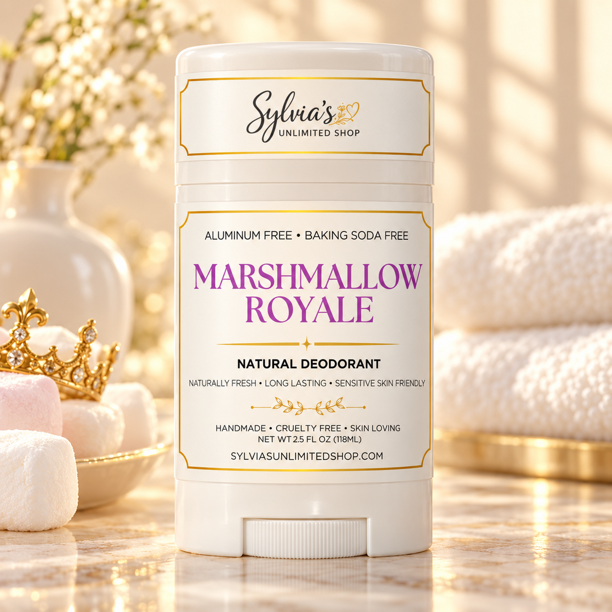2.5oz. Marshmallow Royale Natural Deodorant