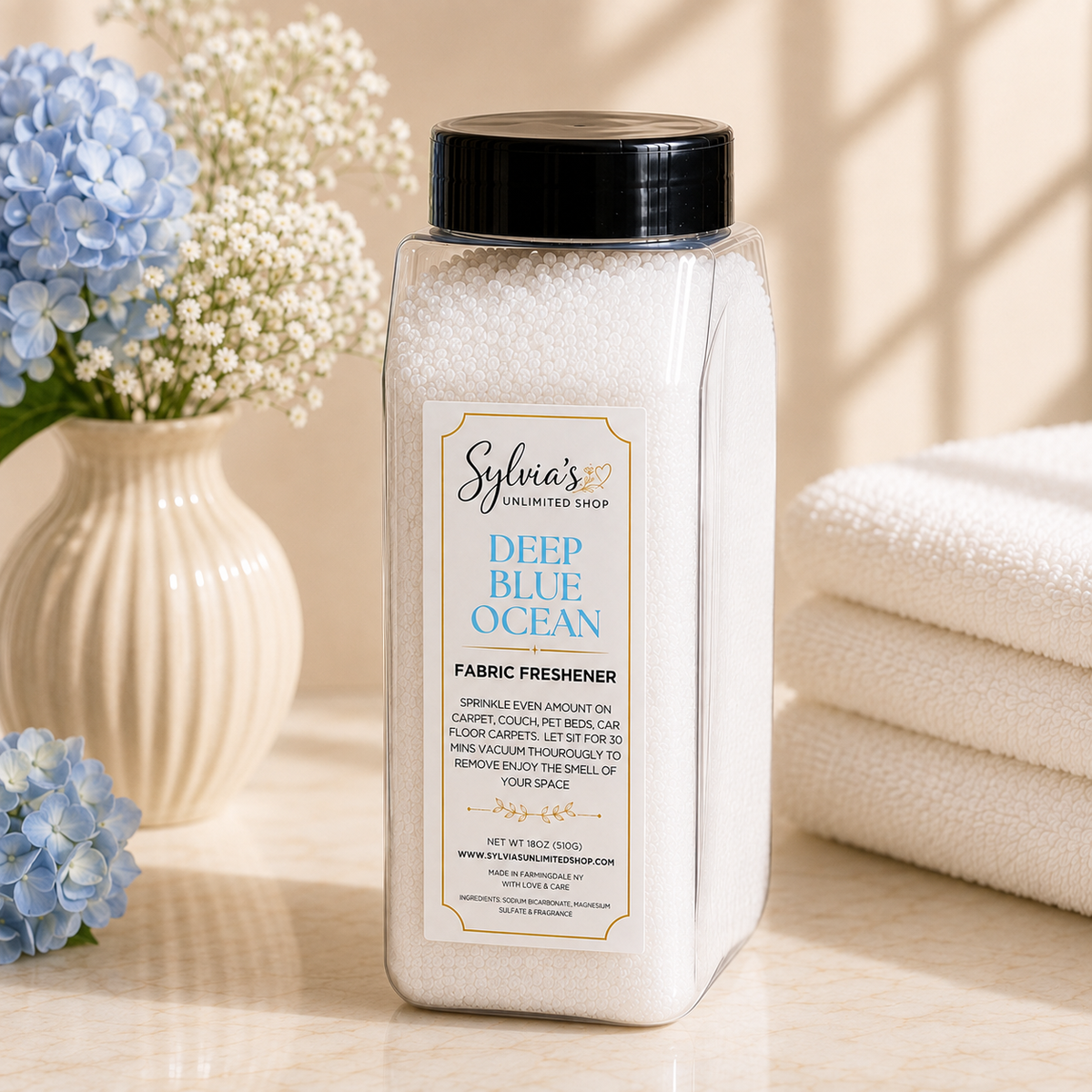 Deep Blue Ocean Fabric Freshener