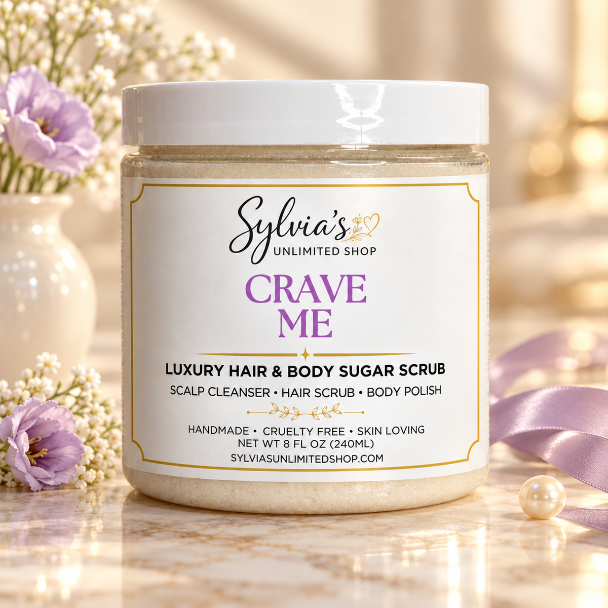 Crave Me Hair & Body Sugar Scrub