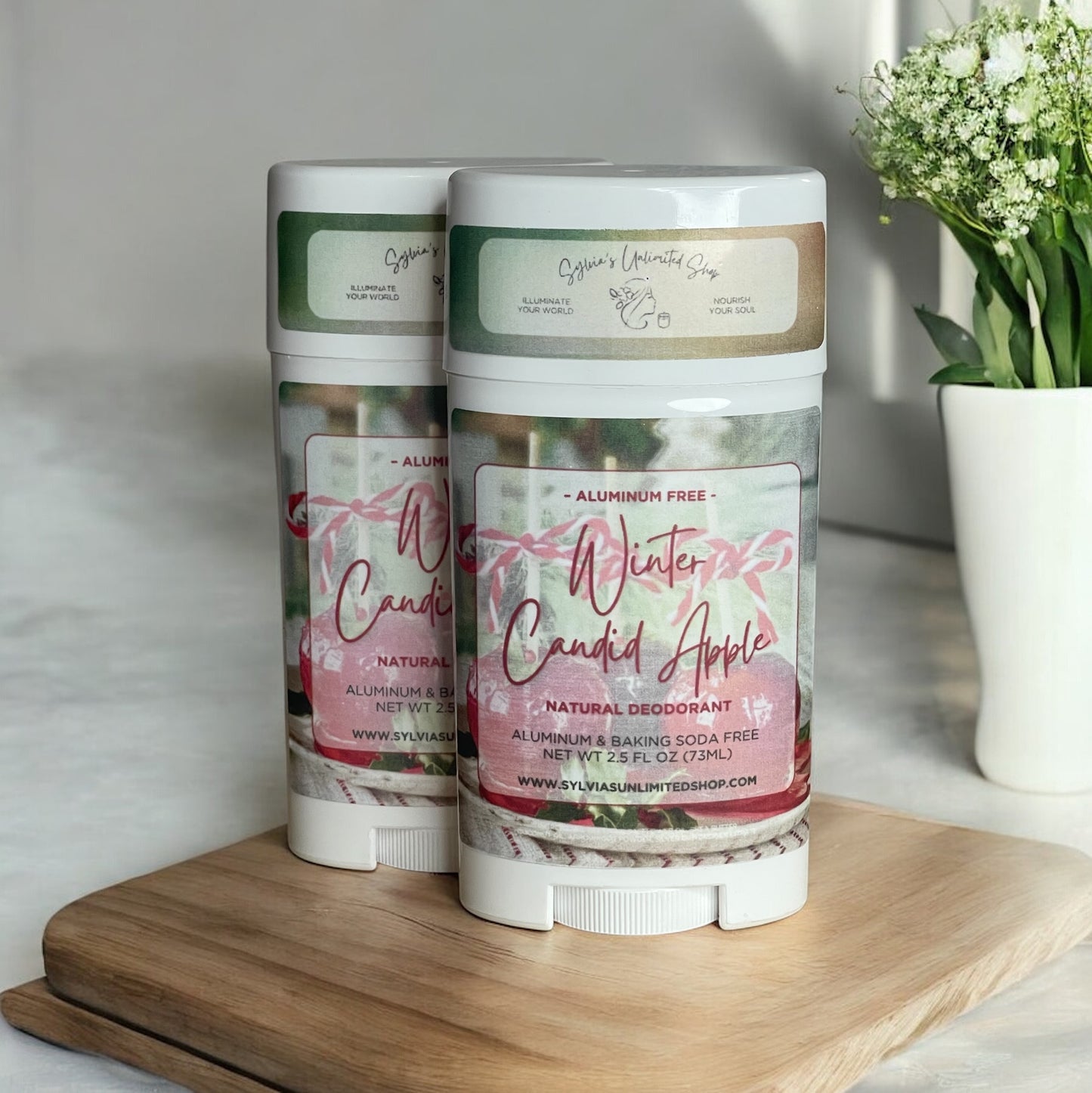 2.5oz. Winter Candid Apple Type Natural Deodorant