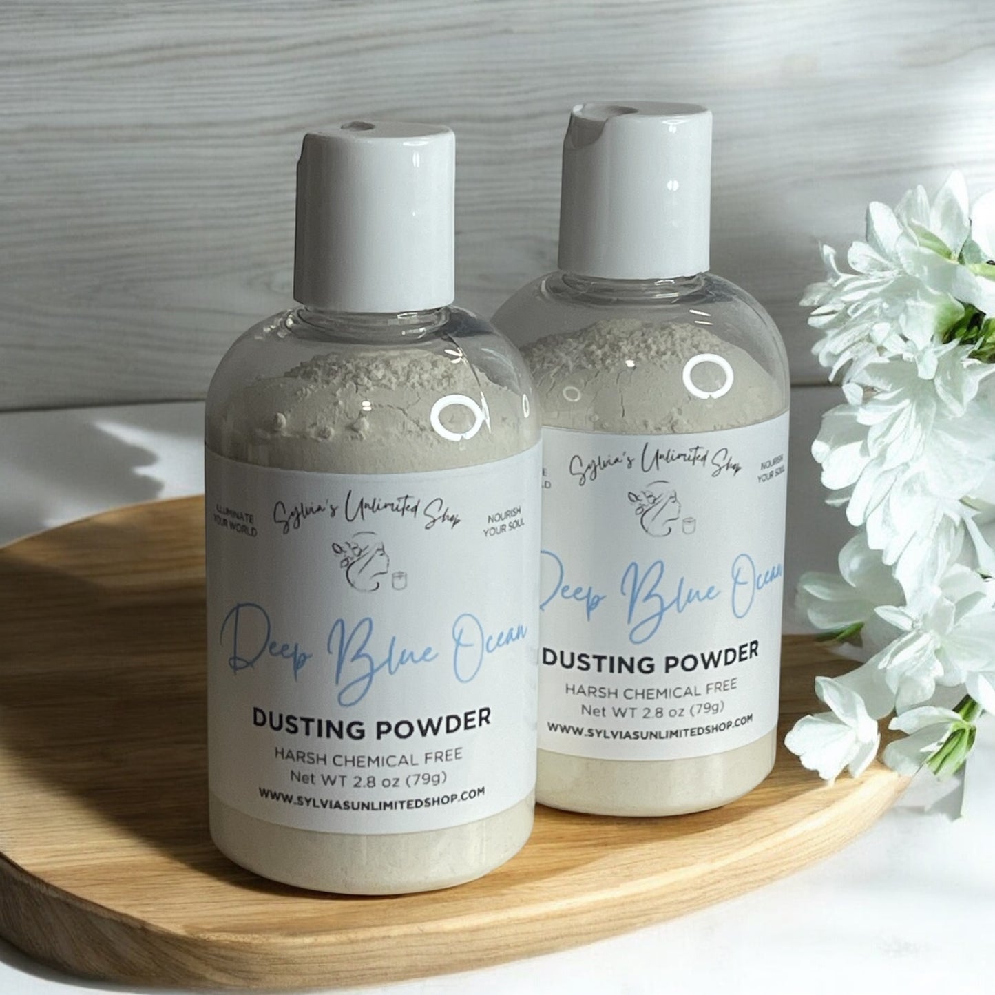 2.8oz. Deep Blue Ocean Dusting Powder