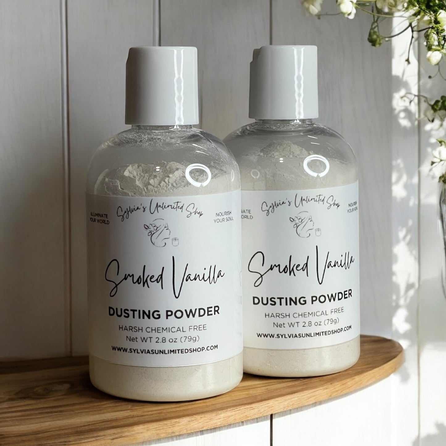 2.8oz. Smoked Vanilla Dusting Powder