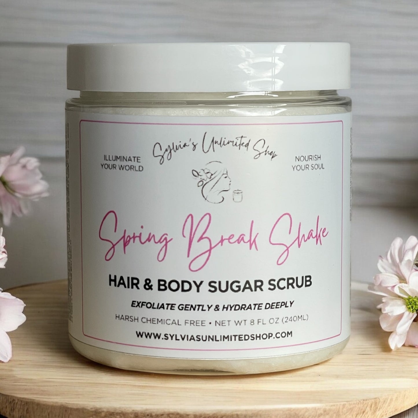 Spring Break Shake Hair & Body Sugar Scrub