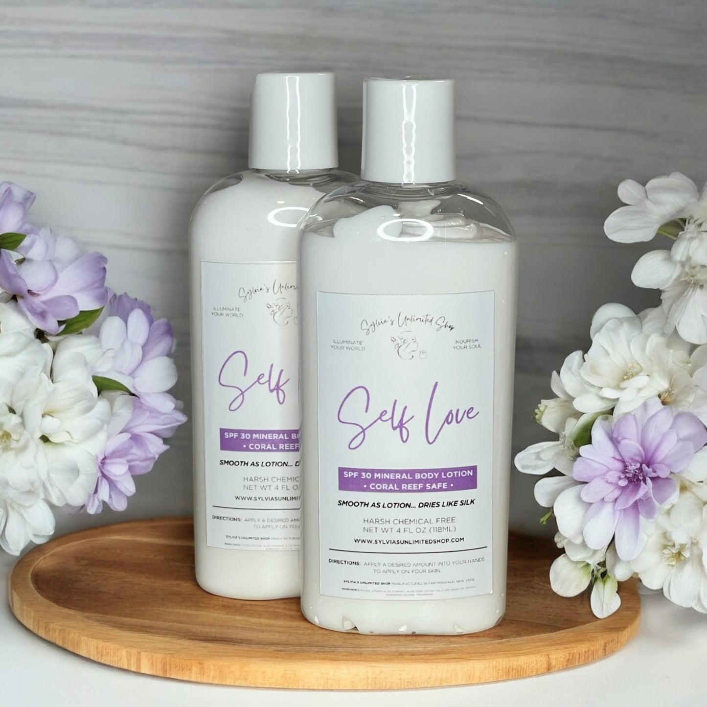 Self Love SPF 30 Mineral Sunscreen & Body Lotion
