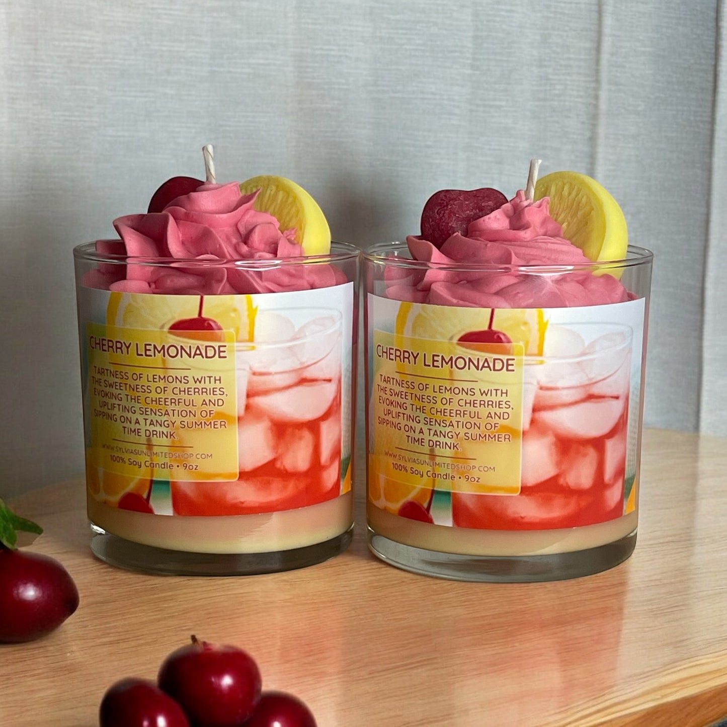 Cherry Lemonade 100% Soy Candle