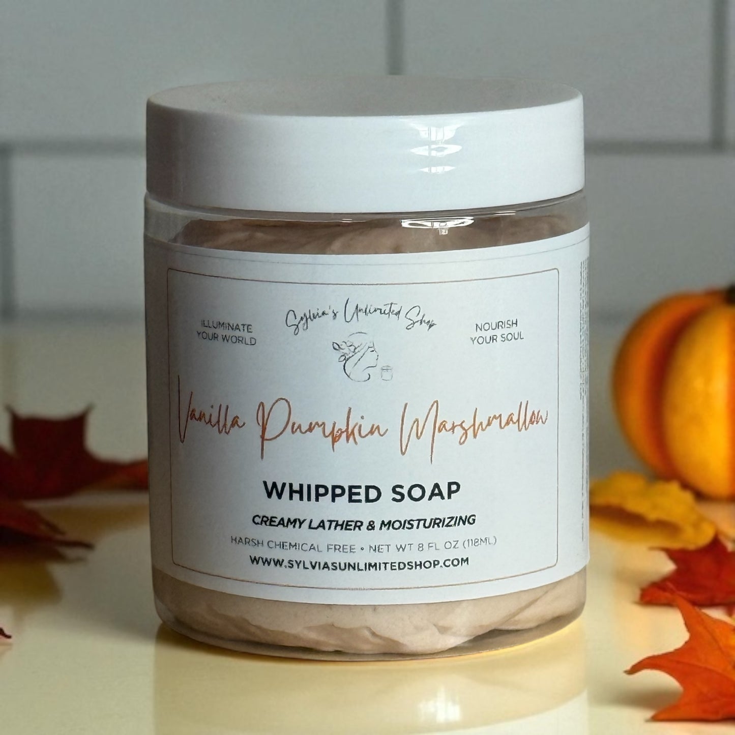 Vanilla Pumpkin Marshmallow Whipped Soap
