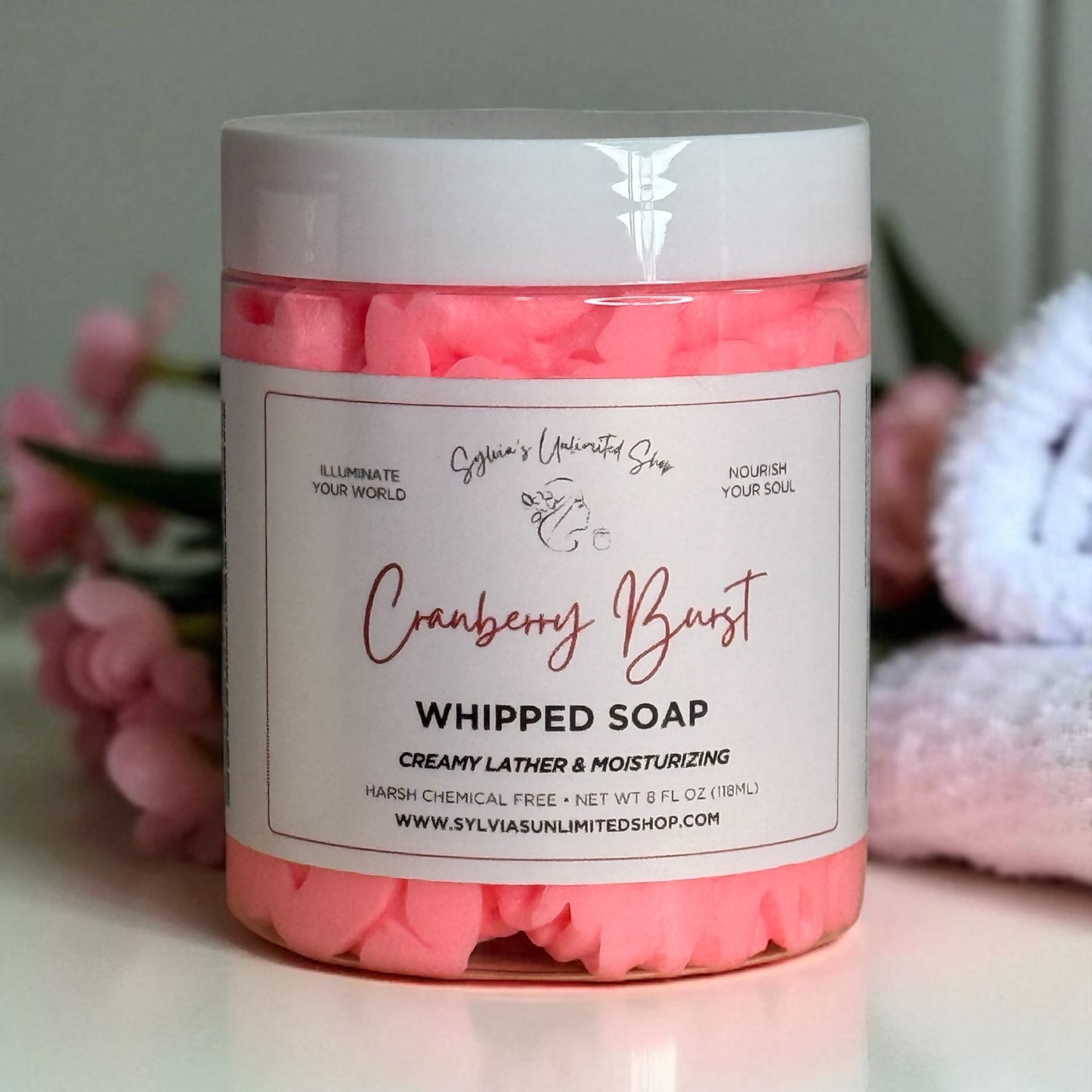 Cranberry Burst Whipped Soap