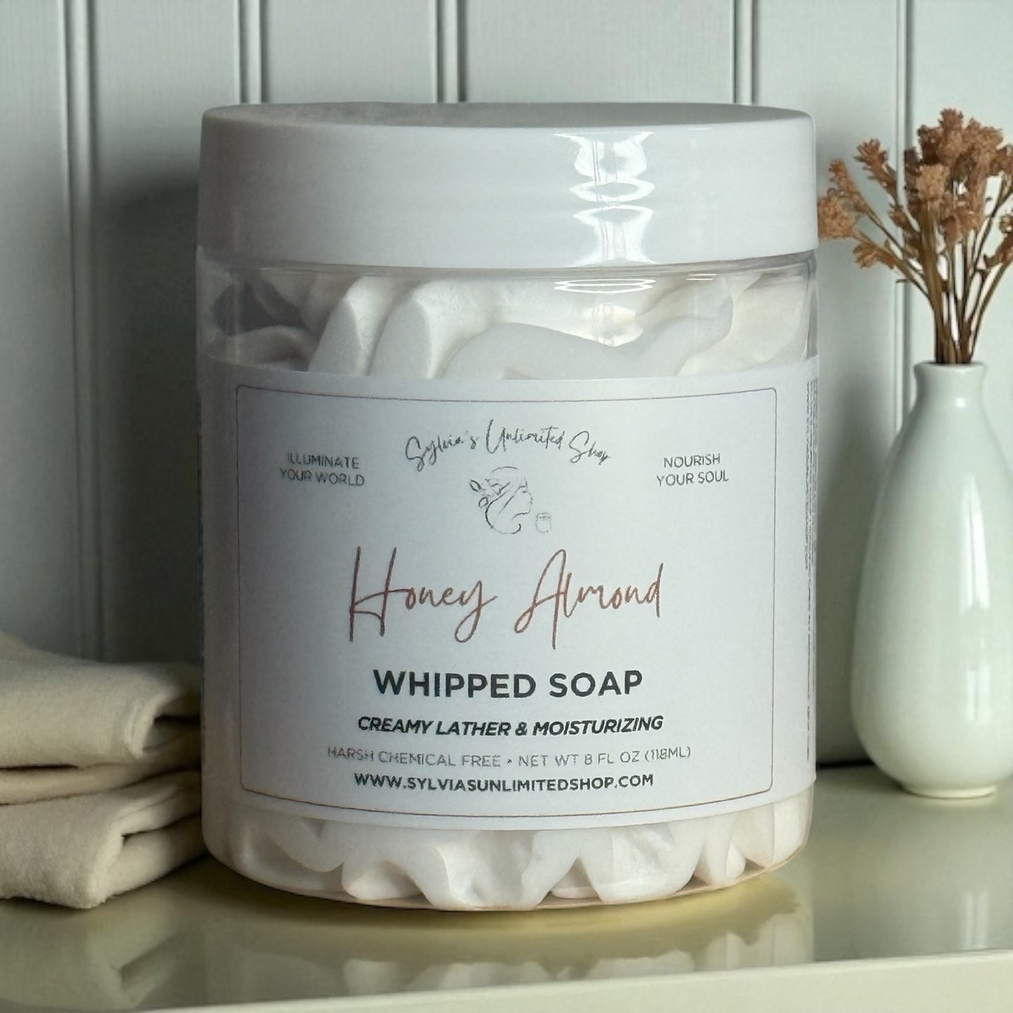Honey Almond Whipped Soap