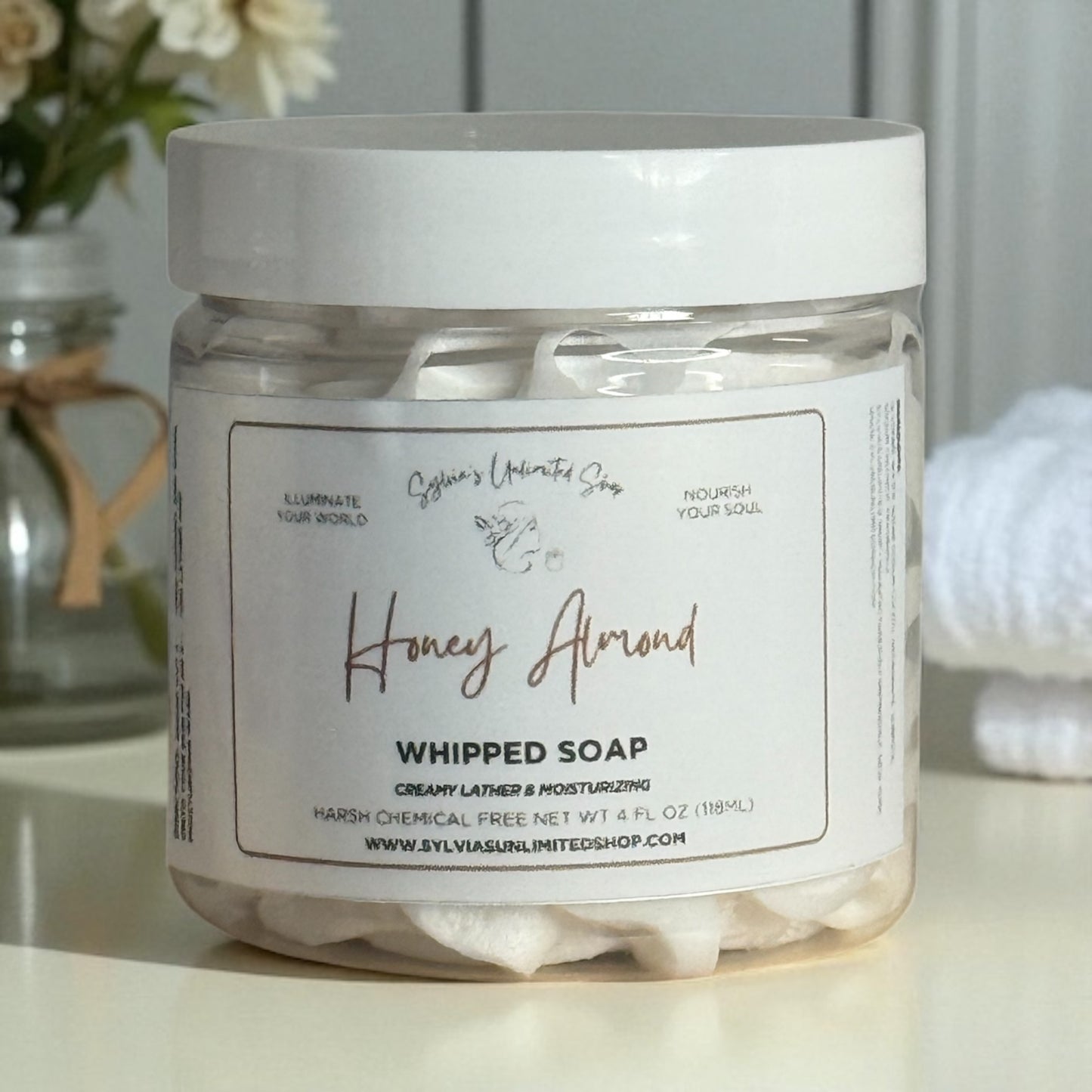 Honey Almond Whipped Soap