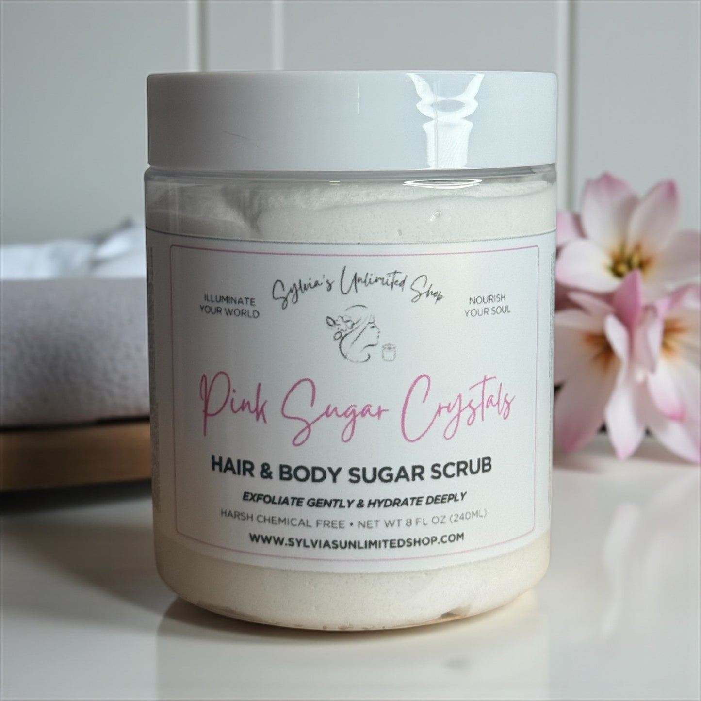 Pink Sugar Hair & Body Sugar Scrub