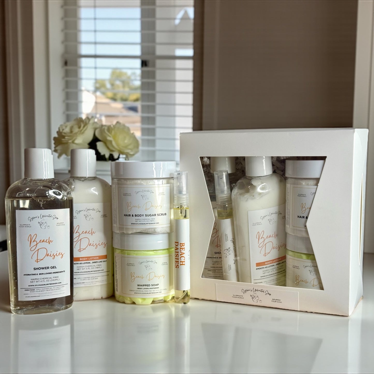 Beach Daisies Gift Set