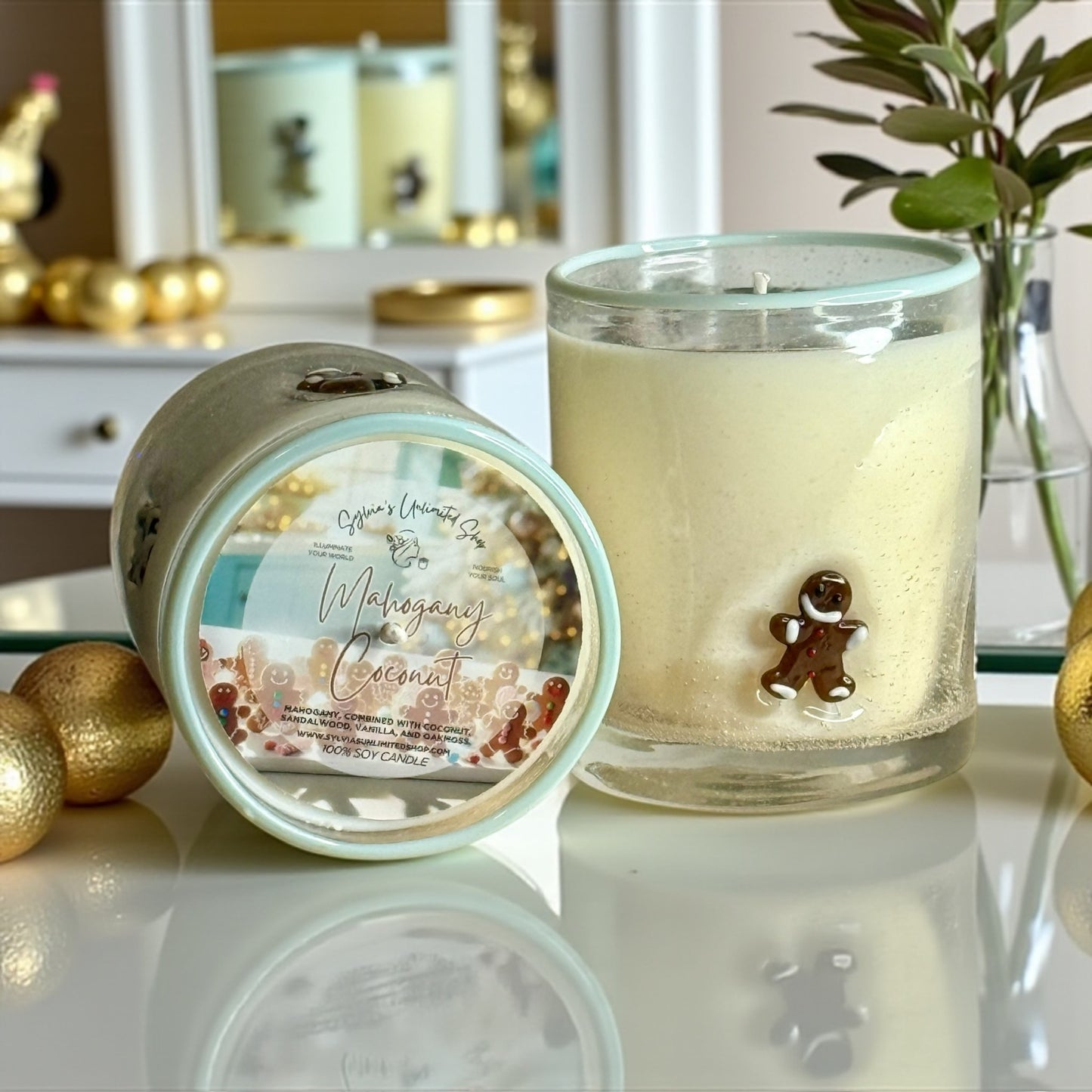 Mahogany Coconut 100% Soy Candle