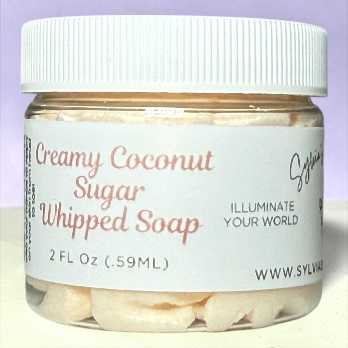 2oz. Creamy Coconut Sugar Whipped Soap