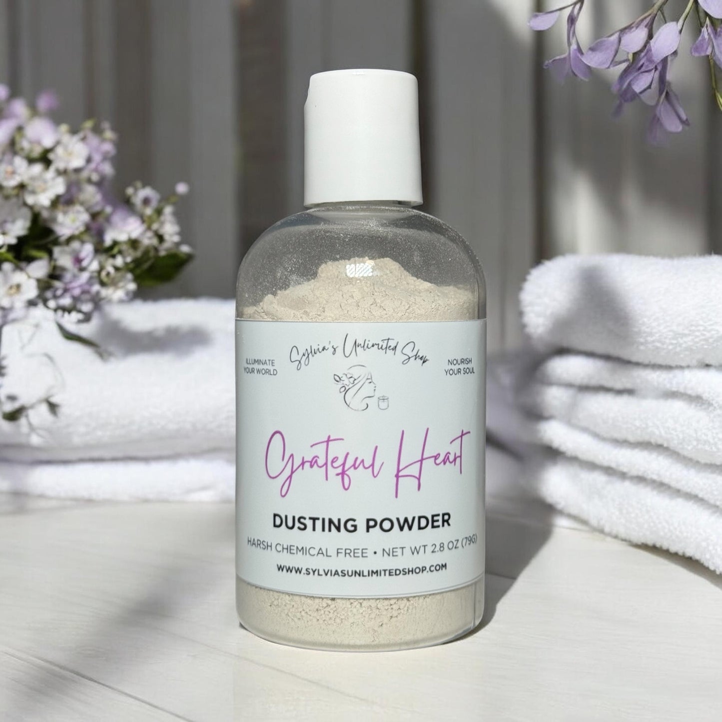 2.8oz. Grateful Heart Dusting Powder
