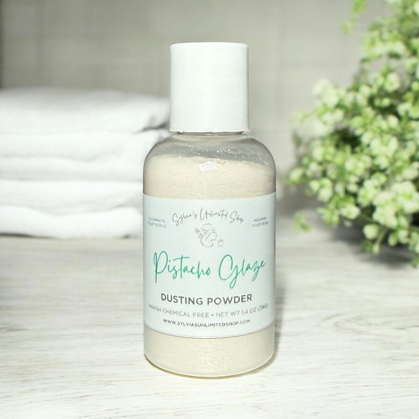 1.4oz. Pistachio Glaze Dusting Powder