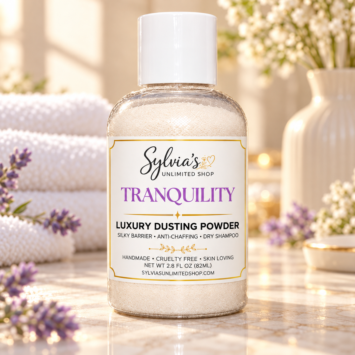 2.8oz. Tranquility Dusting Powder