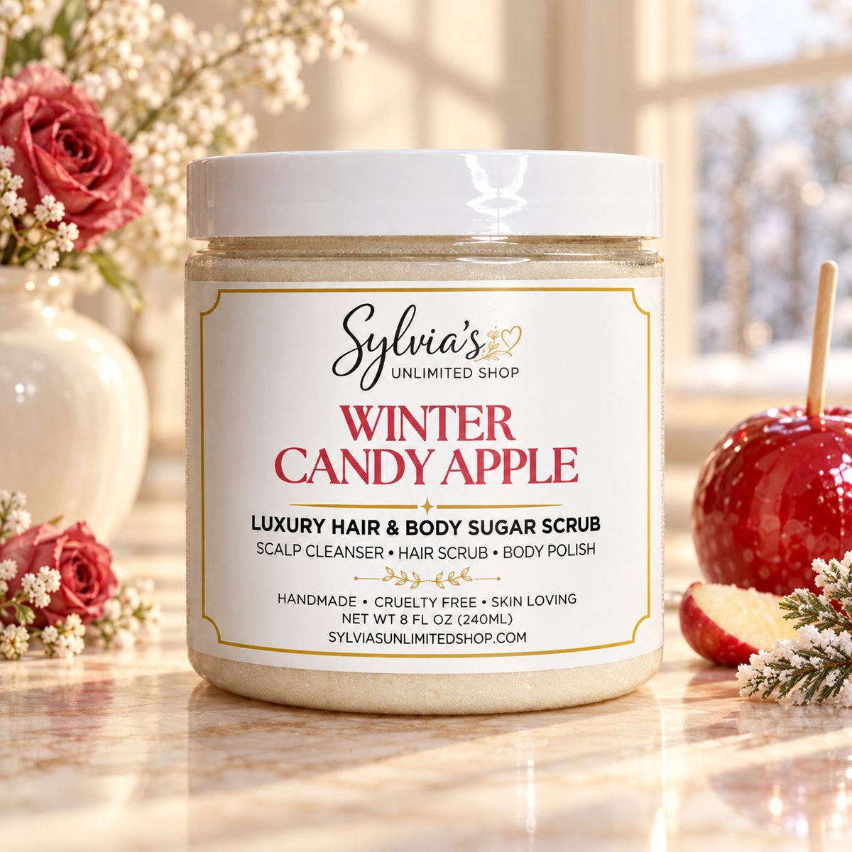 Winter Candid Apple Sugar Scrub