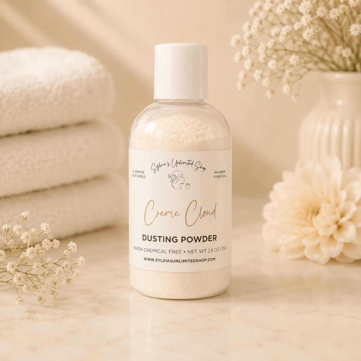 2.8oz. Dusting Powders