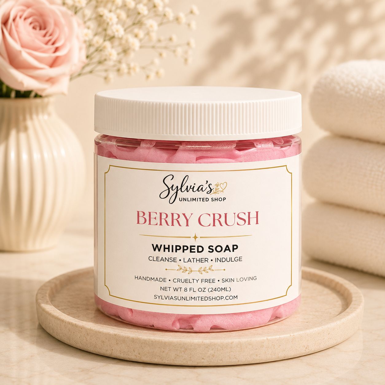 8oz. Whipped Soap
