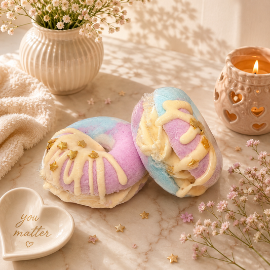 Lavender Chamomile Bath Bomb + Body Frosting Filling