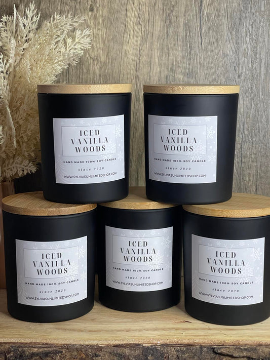Iced Vanilla Woods Soy Candle