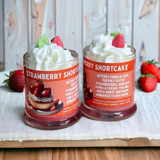 Strawberry Shortcake Soy Candle