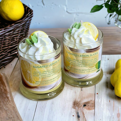 Sugared Lemon Slices Soy Candle