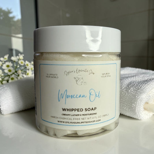4oz. Moroccan Oil Whipped Soap