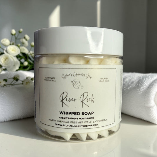 4oz. River Rock Whipped Soap