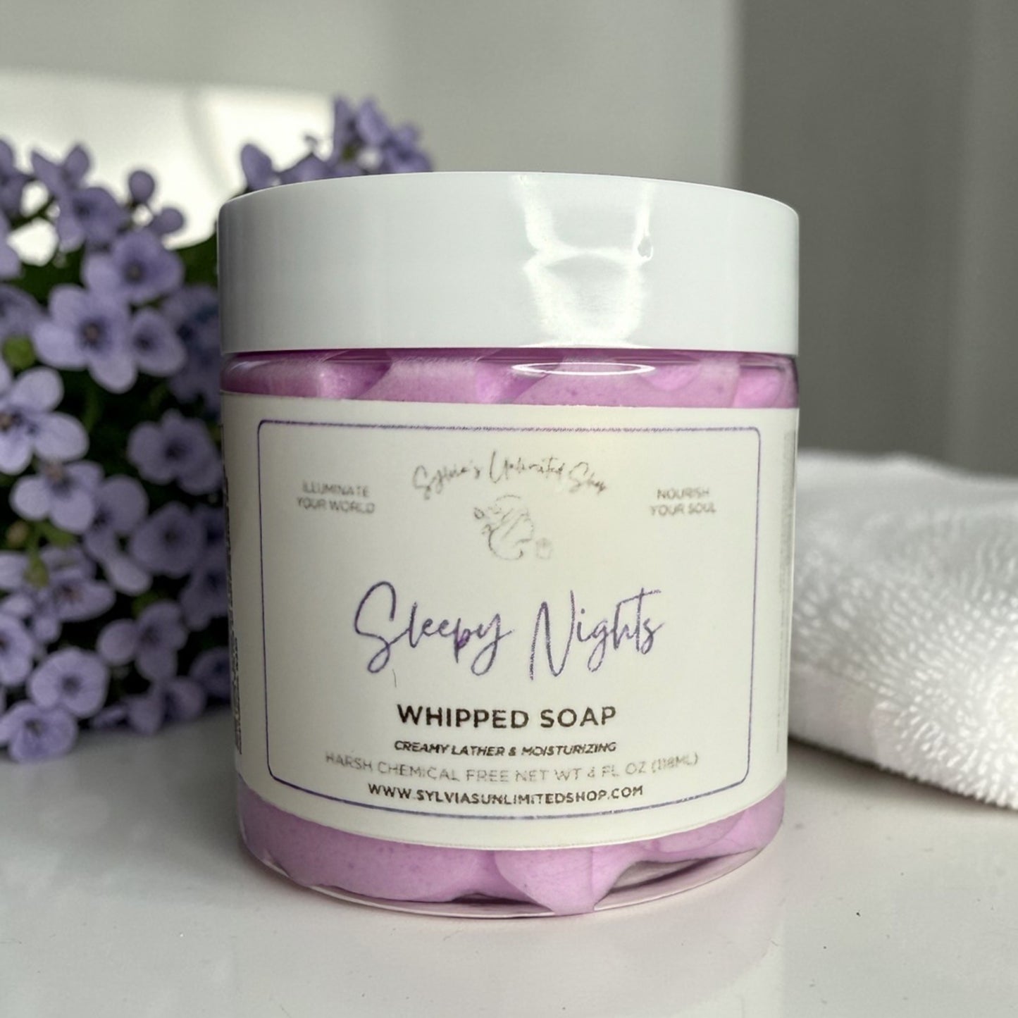 4oz. Sleepy Whipped Soap