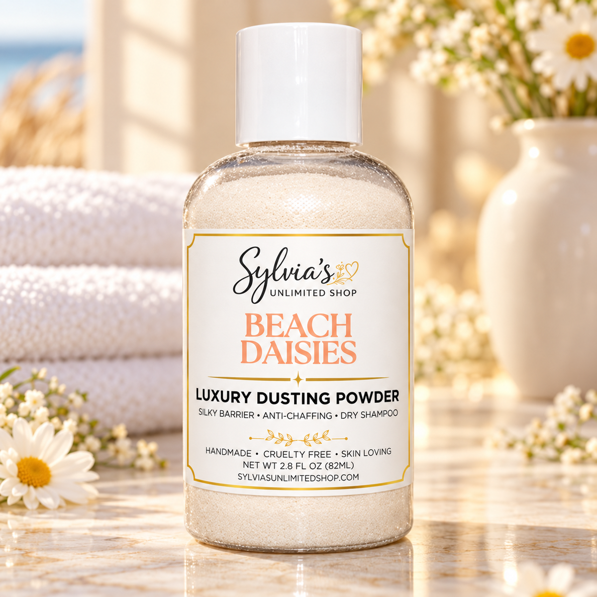 Beach Daisies Dusting Powder