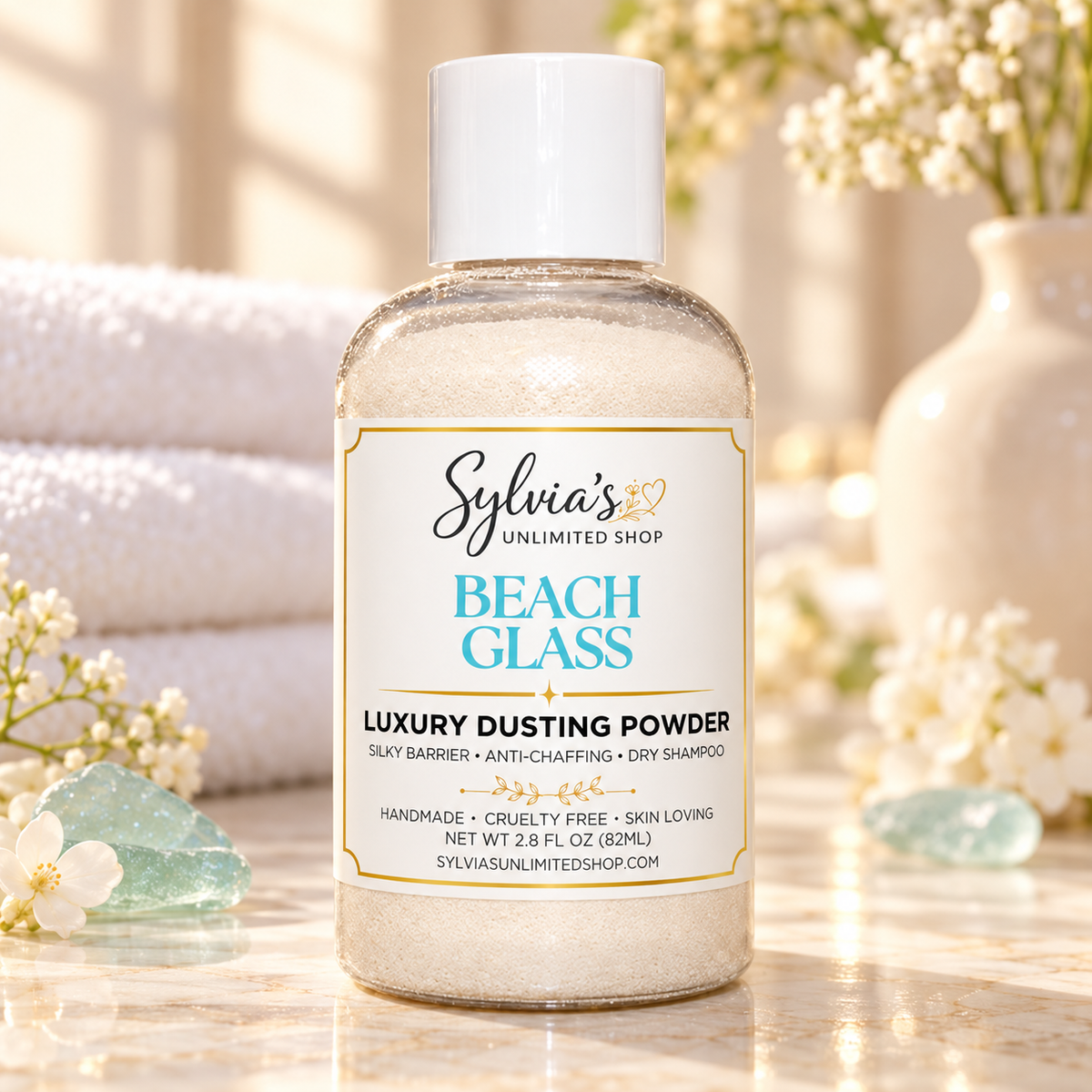 2.8oz. Beach Glass Dusting Powder
