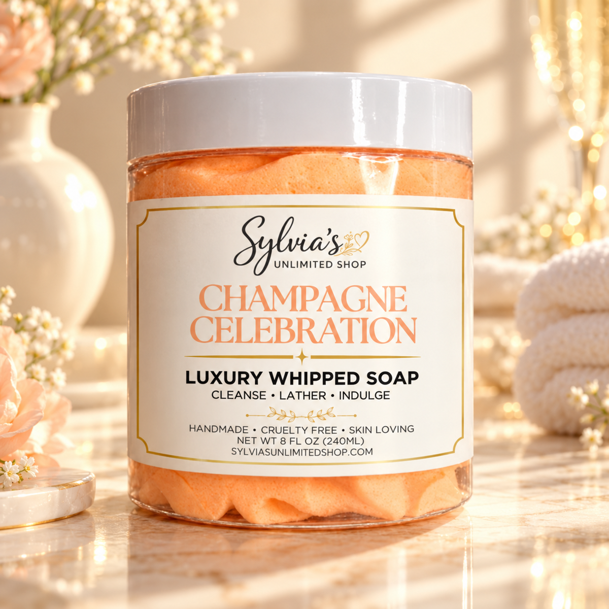 Champagne Celebration Whipped Soap