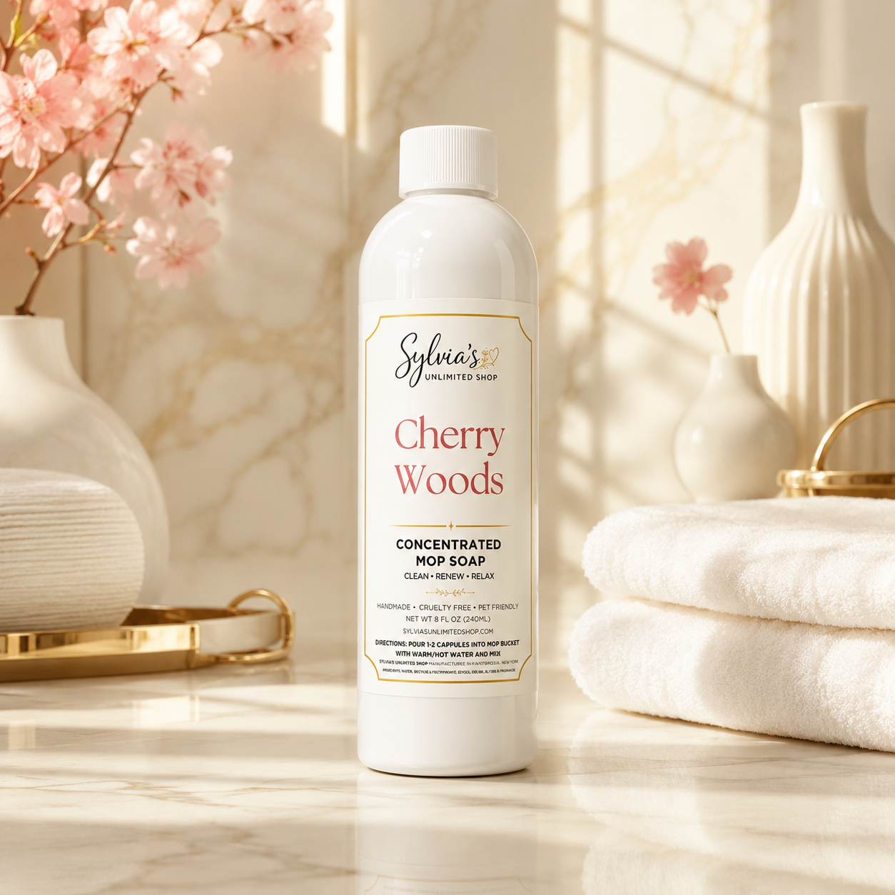 Cherry Woods All Natural Mop Soap