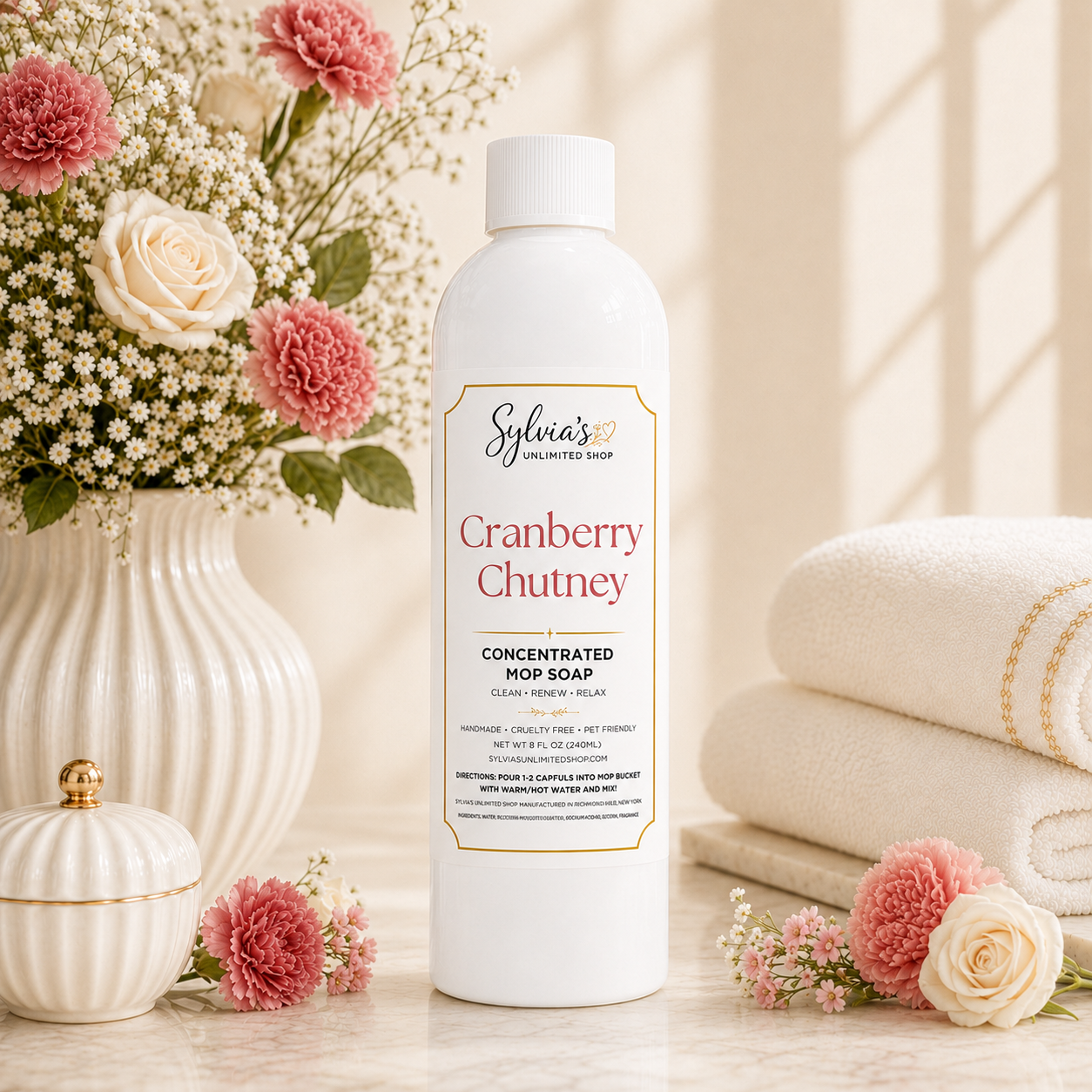 Cranberry Chutney All Natural Mop Soap
