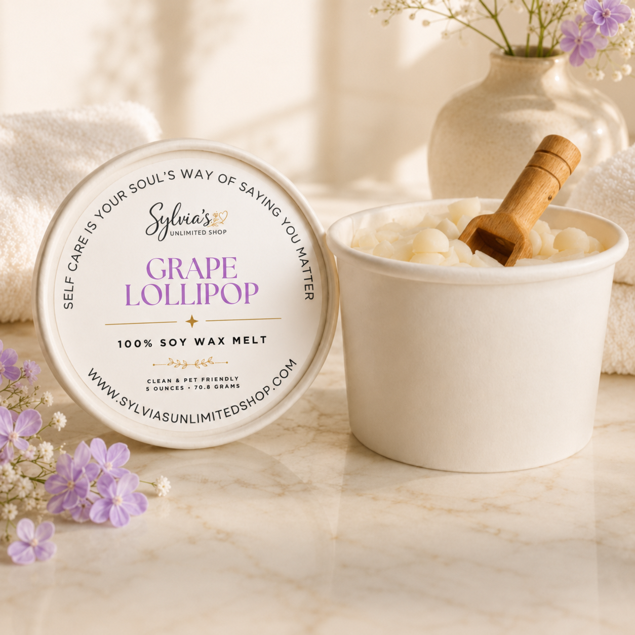 Grape Lollipop Scoopable Wax Melts