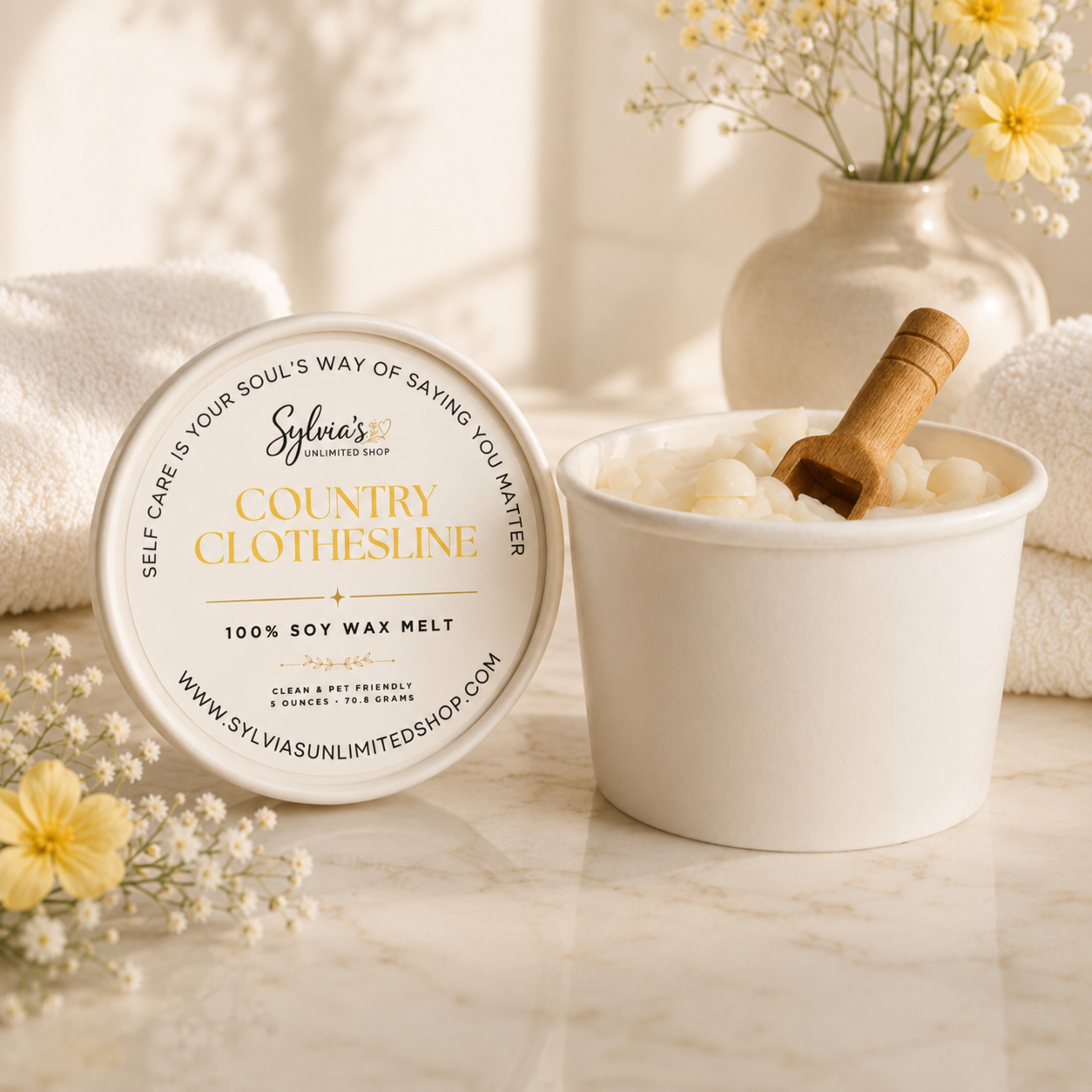 Country Clothesline Scoopable Wax Melts