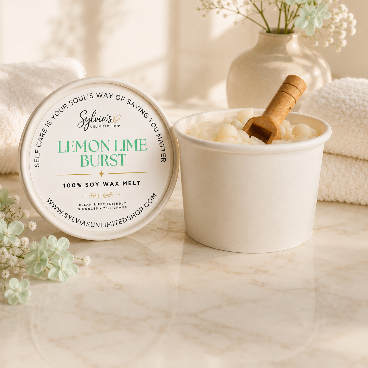 Lemon Lime Burst Scoopable Wax Melts