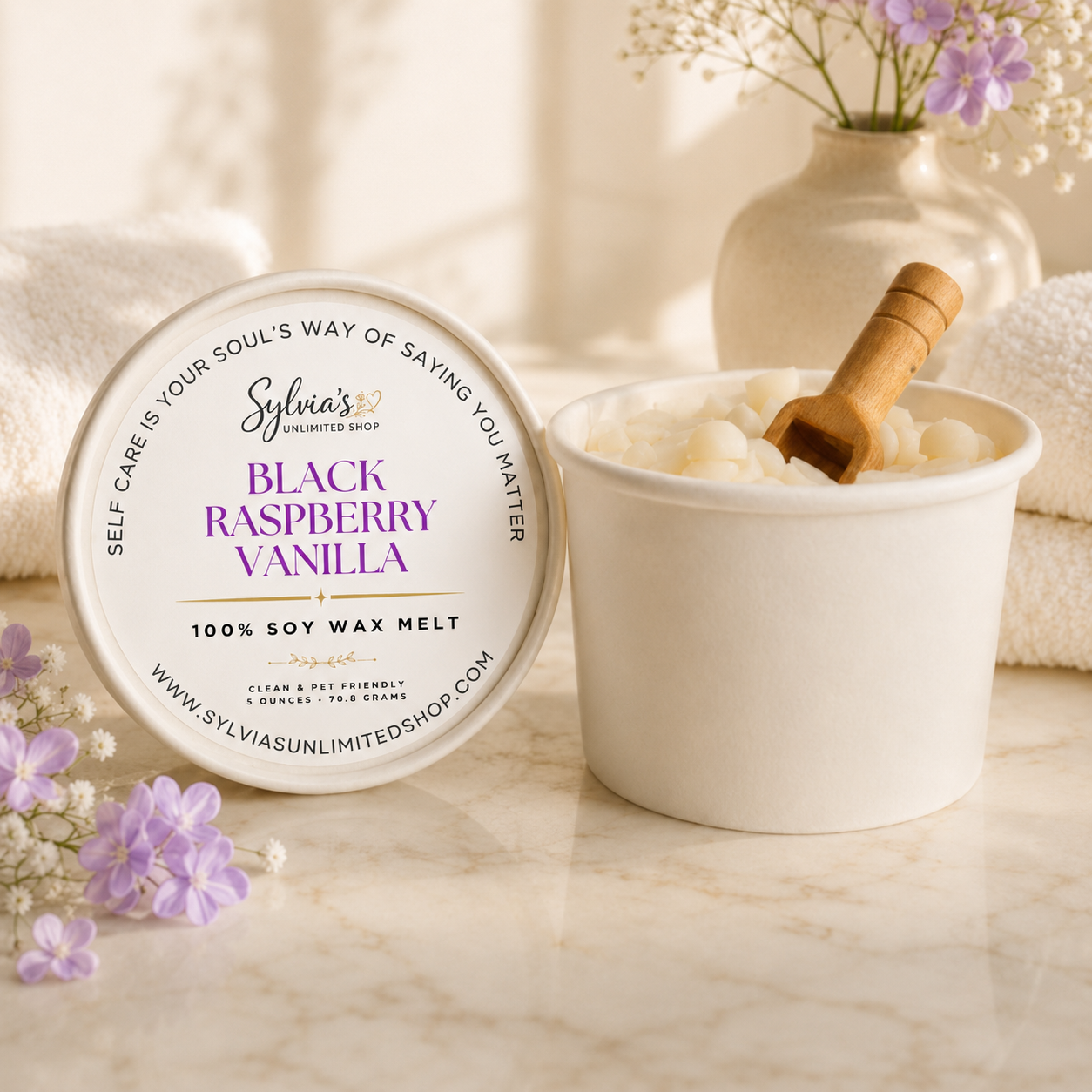 Black Raspberry Vanilla Scoopable Wax Melts